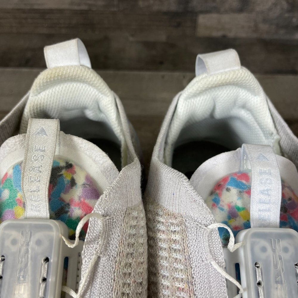 Nike Air VaporMax 2020 Flyknit Mens 10 Summit White Running Shoes CJ6740-100 - Picture 5 of 11